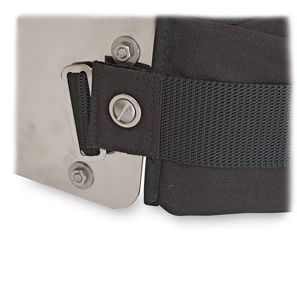 weighting system for backplate RED inner pockets
