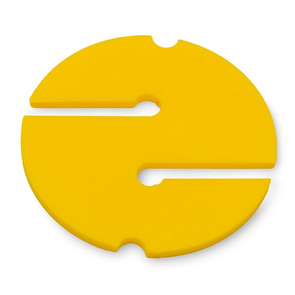 non-directive line marker-round, plastic YE