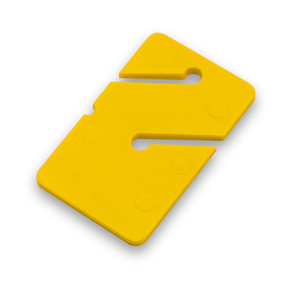 line marker REM, plastic YE