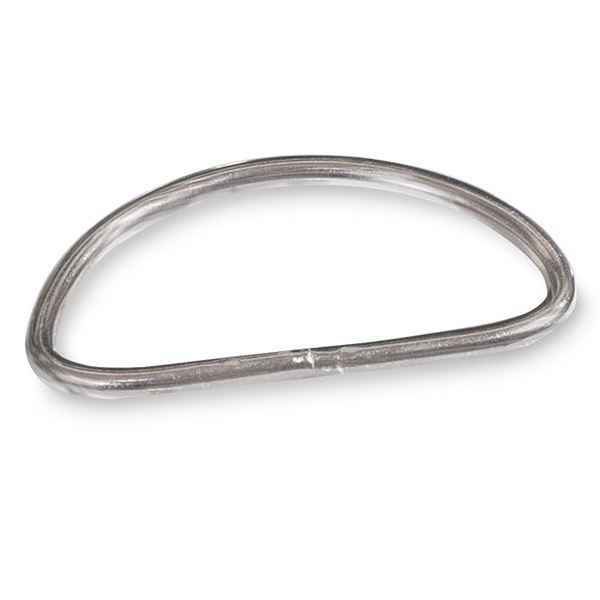D-ring low-profile 50 mm, s-s