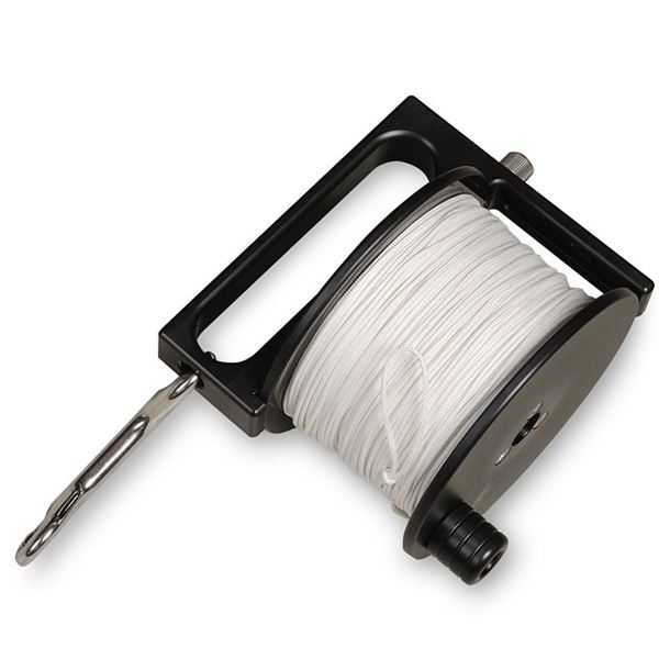 reel 200 m with line & double-ender