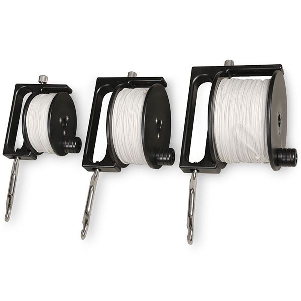 reel 200 m with line & double-ender