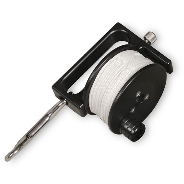 reel 60 m with line & double-ender