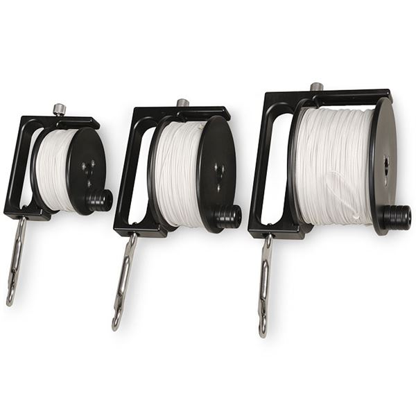 reel 60 m with line & double-ender
