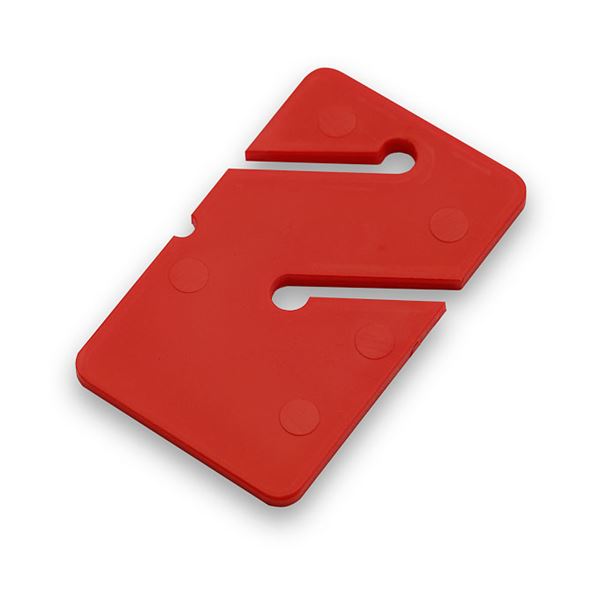line marker REM, plastic RED